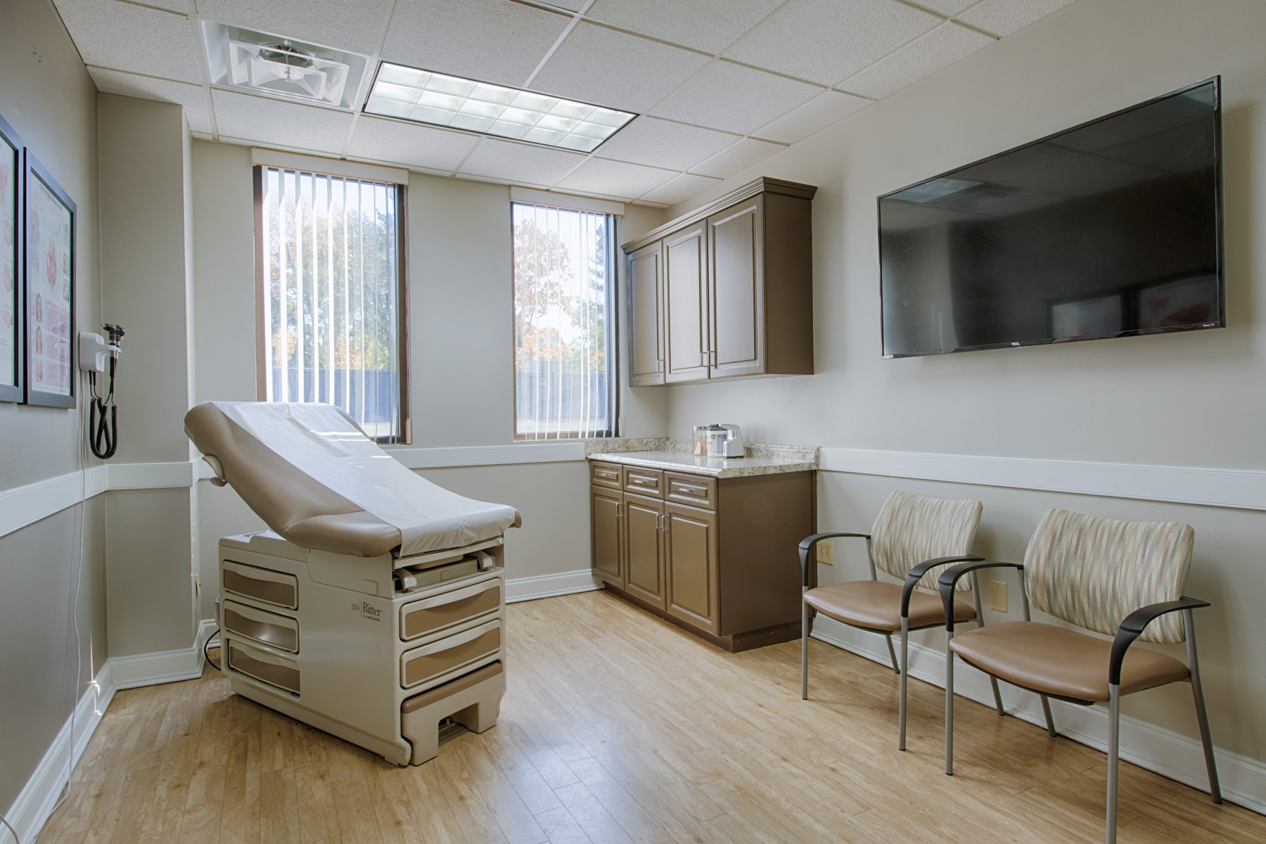 Exam room at Progressive Medical Center in Atlanta