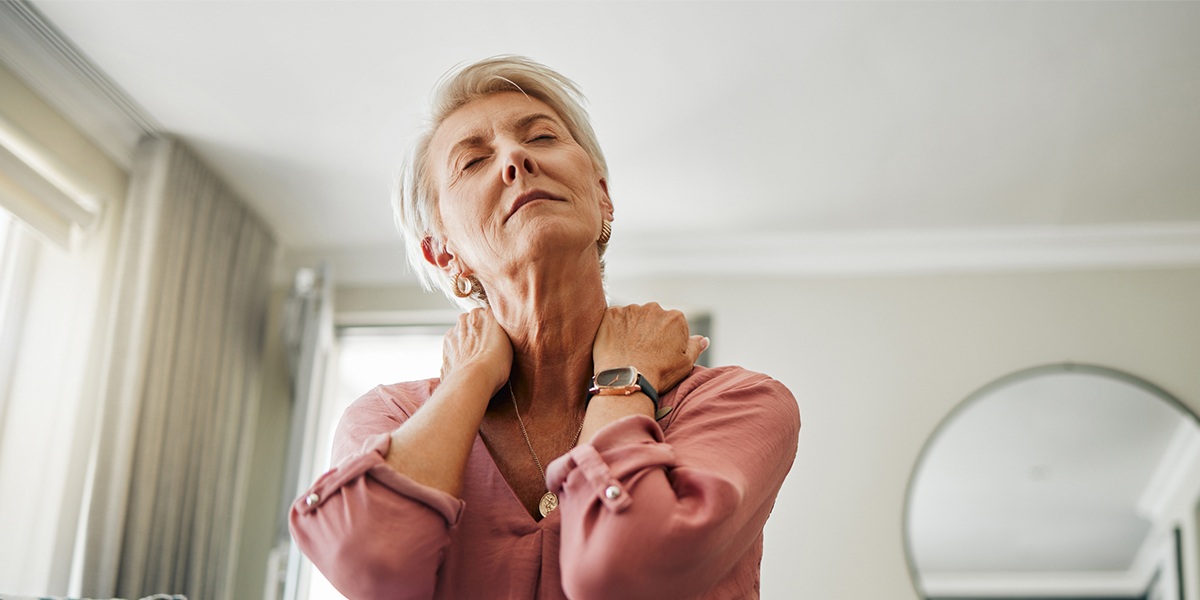 a woman feeling fatigued due to thyroid disease